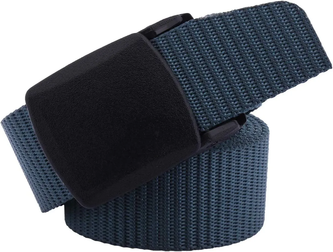 moonsix Nylon Belts for Women Men,1.2" Width Tactical Military Style Outdoor Belt Plastic Buckle