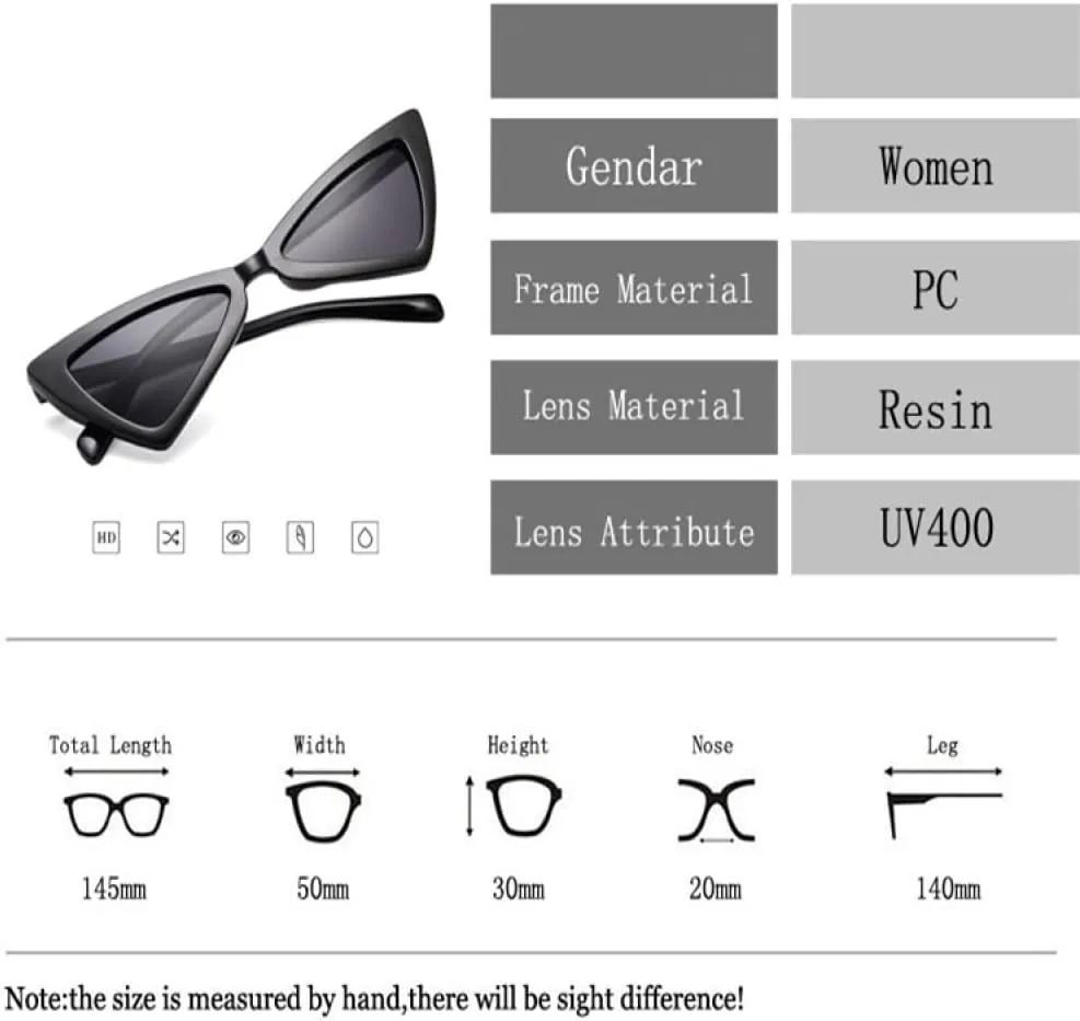New 2025 Cat eye frame sunglasses women ladies retro vintage silver triangle sun glasses female driving eyewear