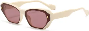 New 2025 Retro Cat Eye Sunglasses Women Vintage Sun Glasses Uv400 Shades Fashion Eyewear Accessories Rivet,C2,One size