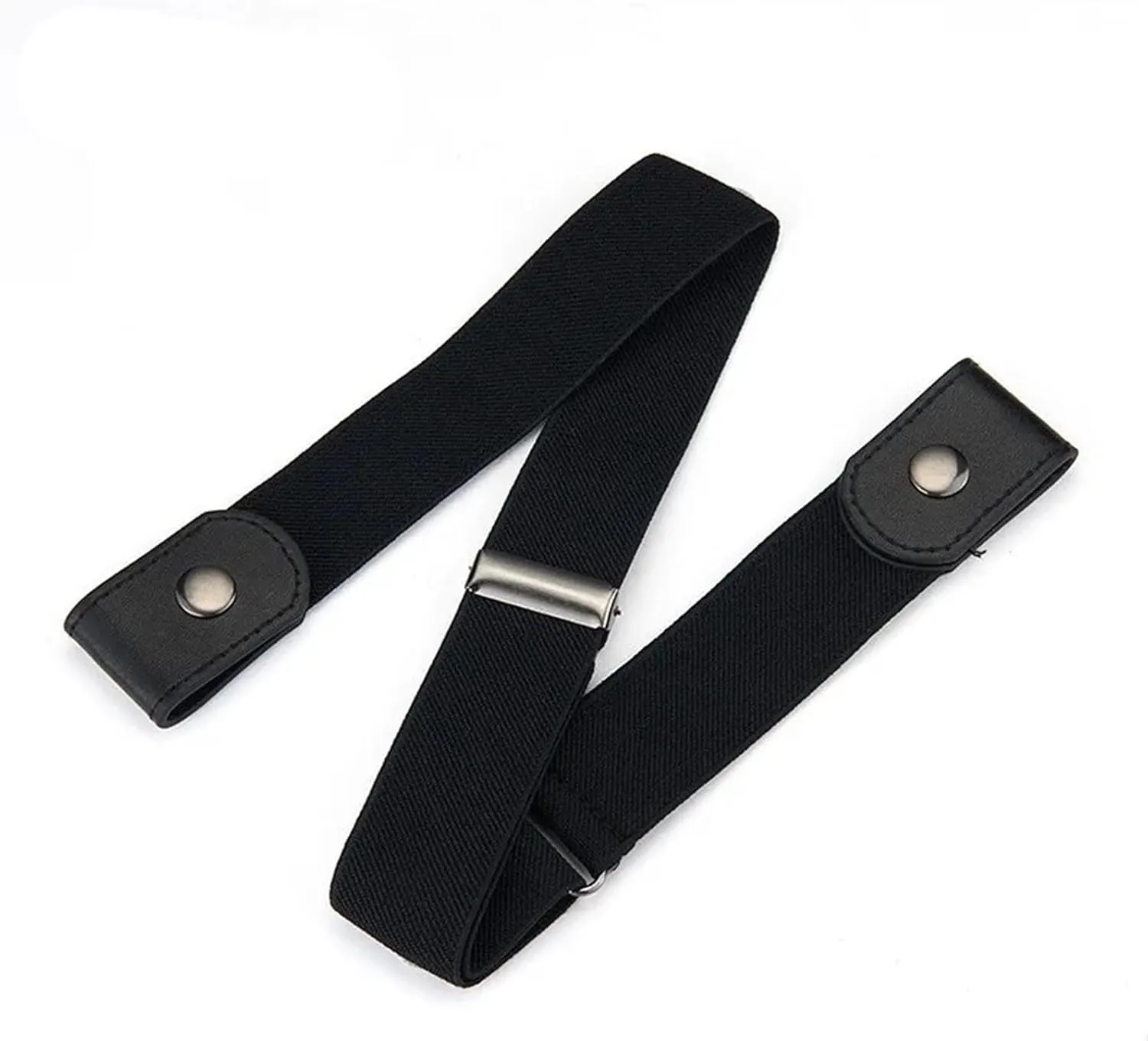 New Stretch Elastic Waist Band Invisible Belt Buckle-Free Belts For Women Men Jean Pants Dress No Buckle Easy To Wear