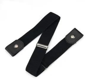 New Stretch Elastic Waist Band Invisible Belt Buckle-Free Belts For Women Men Jean Pants Dress No Buckle Easy To Wear