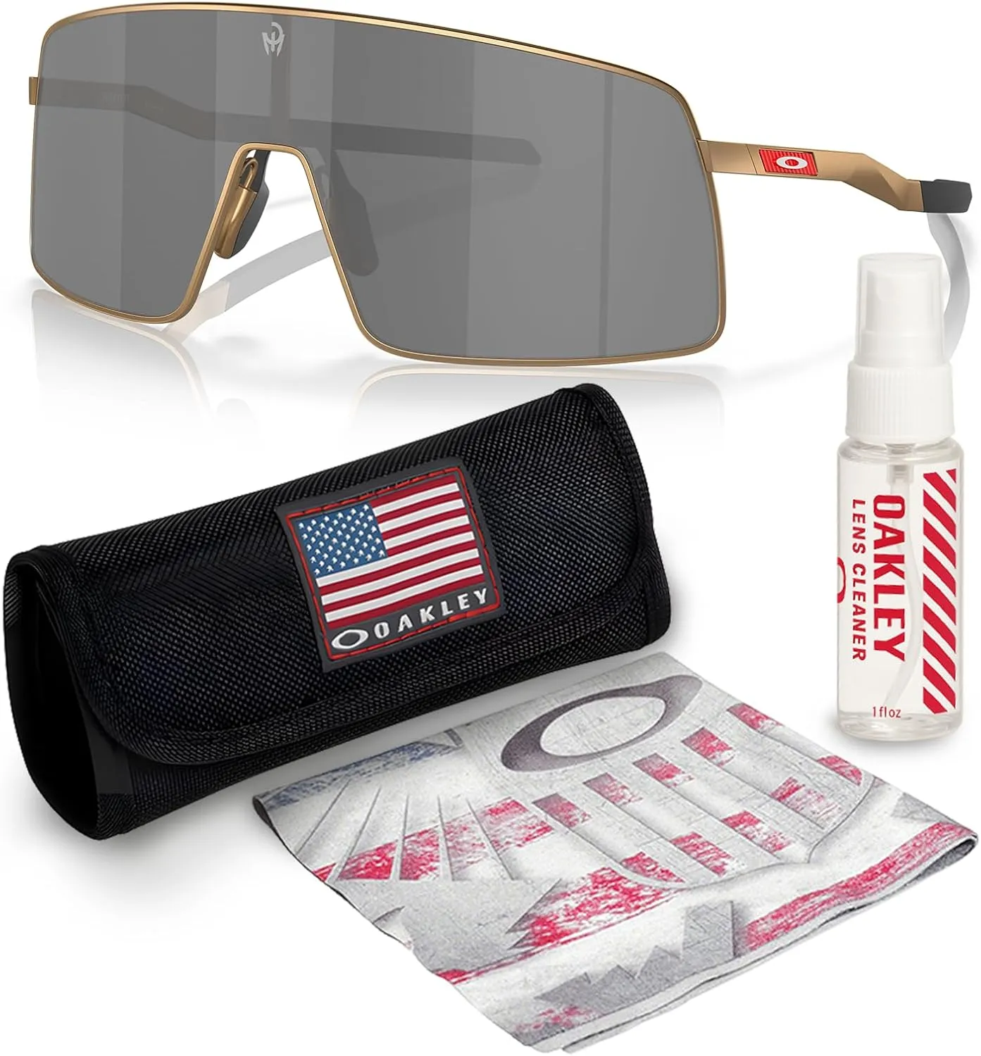 OAKLEY SUTRO TI OO6013 Sunglasses MATTE GUNMETAL Frame with PRIZM BLACK Lenses With Official Eyewear Kit Bundle