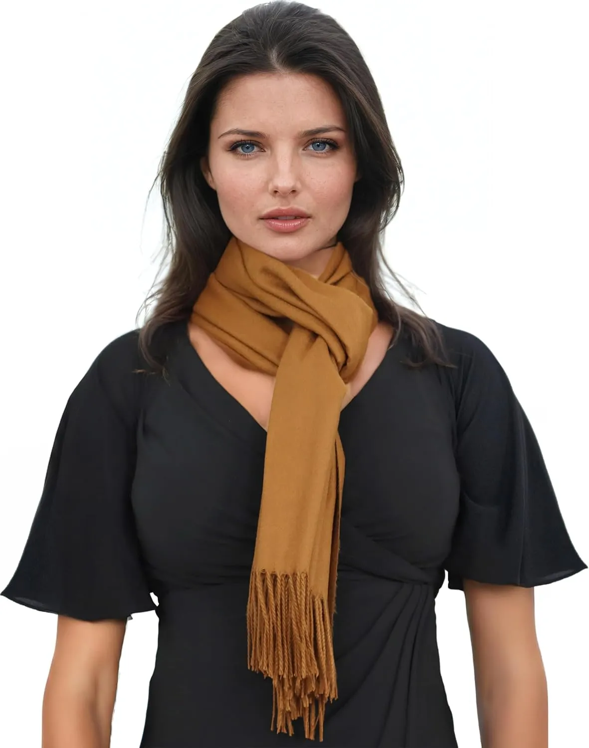 Ocomfly 100% Pashmina Scarf for Women - Premium Womens Scarves - Gift Boxed - Shawls or Wraps - Ultra Soft and Warm