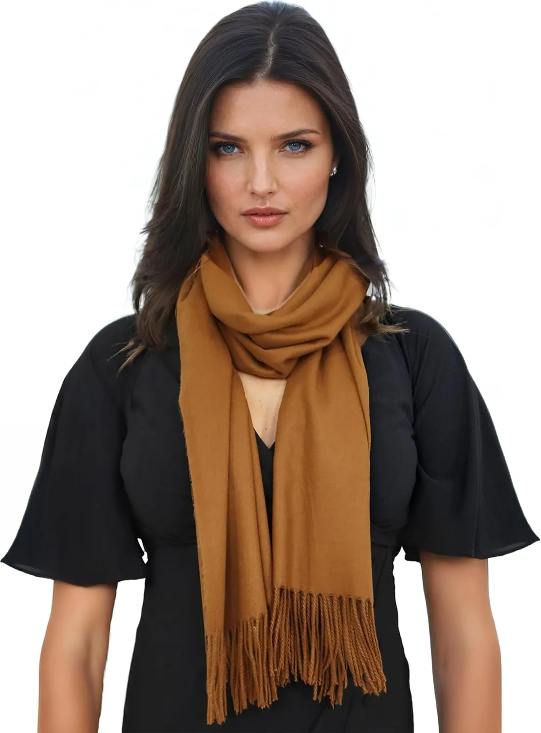 Ocomfly 100% Pashmina Scarf for Women - Premium Womens Scarves - Gift Boxed - Shawls or Wraps - Ultra Soft and Warm