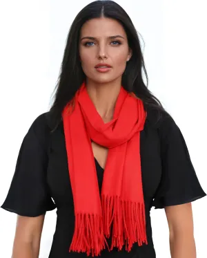 Ocomfly 100% Pashmina Scarf for Women - Premium Womens Scarves - Gift Boxed - Shawls or Wraps - Ultra Soft and Warm