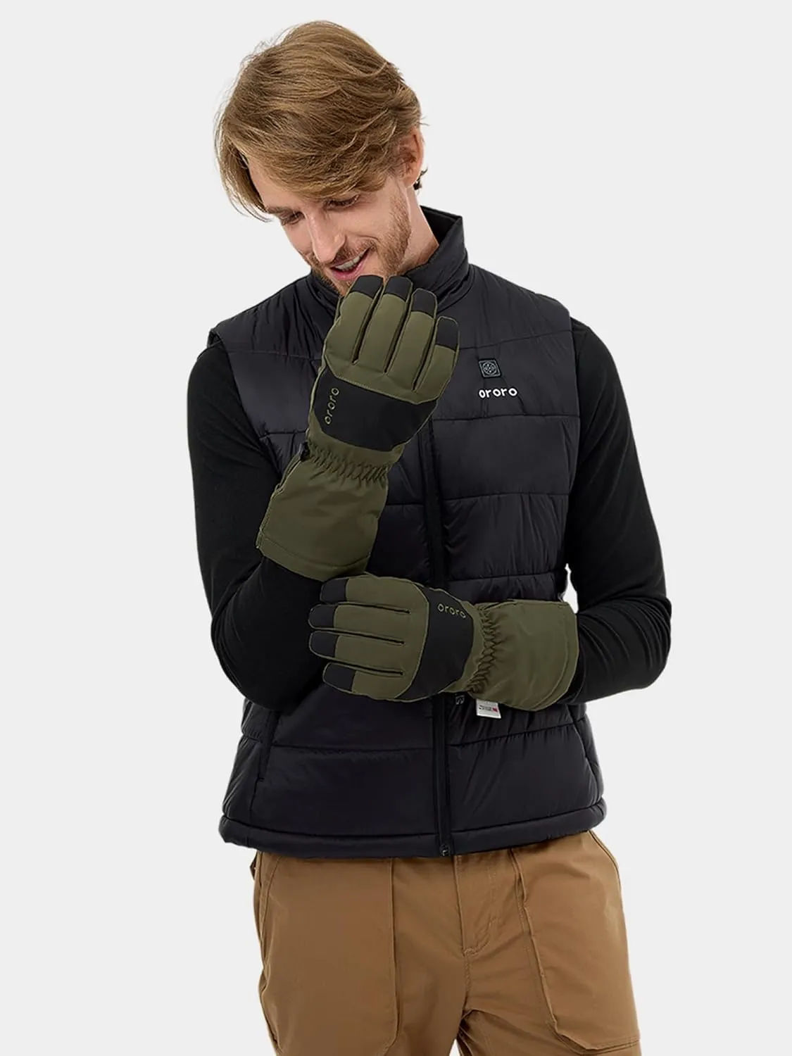 ORORO Unisex Shell Gloves for Liner Gloves - Non Heated