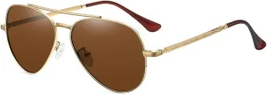 Outdoor Metal Frame Trend Sunglasses Men Driving Polarized Sunglasses