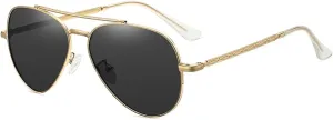 Outdoor Metal Frame Trend Sunglasses Men Driving Polarized Sunglasses
