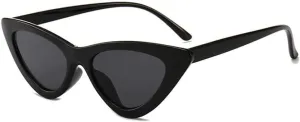 OZPYKAE Women Cat Eye Sunglasses,Retro Narrow Cateye Frame Sunglasses Trendy Sun Glasses