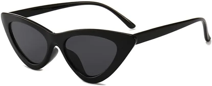 OZPYKAE Women Cat Eye Sunglasses,Retro Narrow Cateye Frame Sunglasses Trendy Sun Glasses