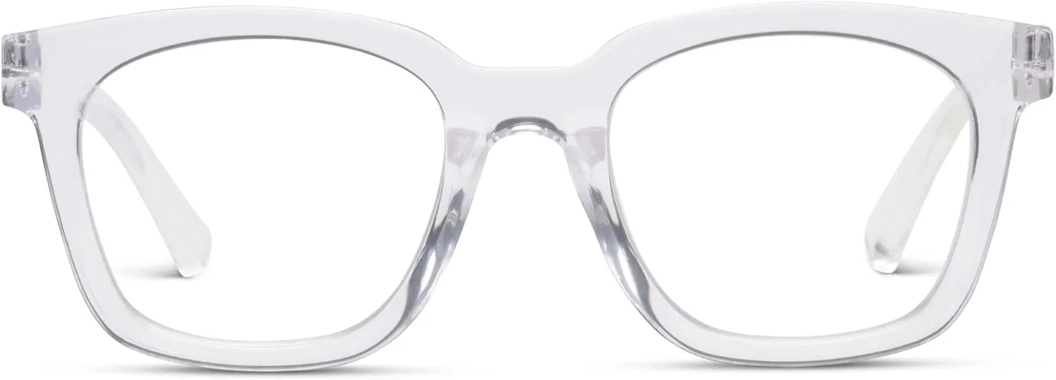 Peepers by PeeperSpecs Women's to The Max Square Blue Light Blocking Reading Glasses