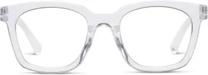 Peepers by PeeperSpecs Women's to The Max Square Blue Light Blocking Reading Glasses