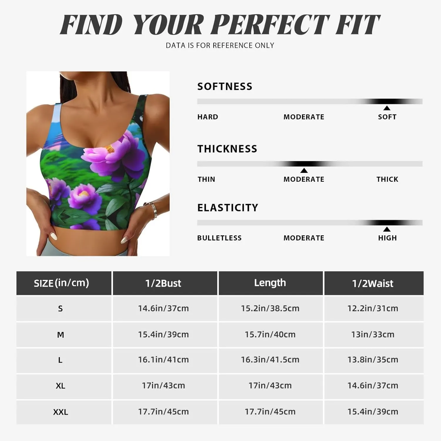Peony in Bloom Women's Sexy Sports Vest Sleeveless Athletic Gym T-Shirts Vest U-Shaped Back Quick Dry Top