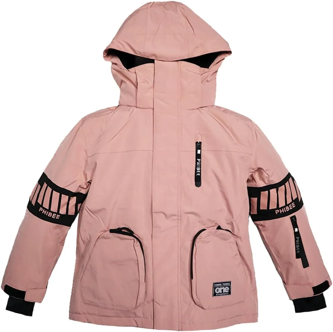 PHIBEE Girls' Sportswear Waterproof Windproof Snowboard Ski Jacket