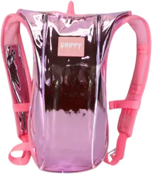 Pink Hydropack Rave Hydration Backpack – LED Festival Water Backpack 2L for Women & Men – Leakproof Hydro Pack with Bladder – Anti-Theft Pockets - Rave Accessories - Music & EDM Festivals