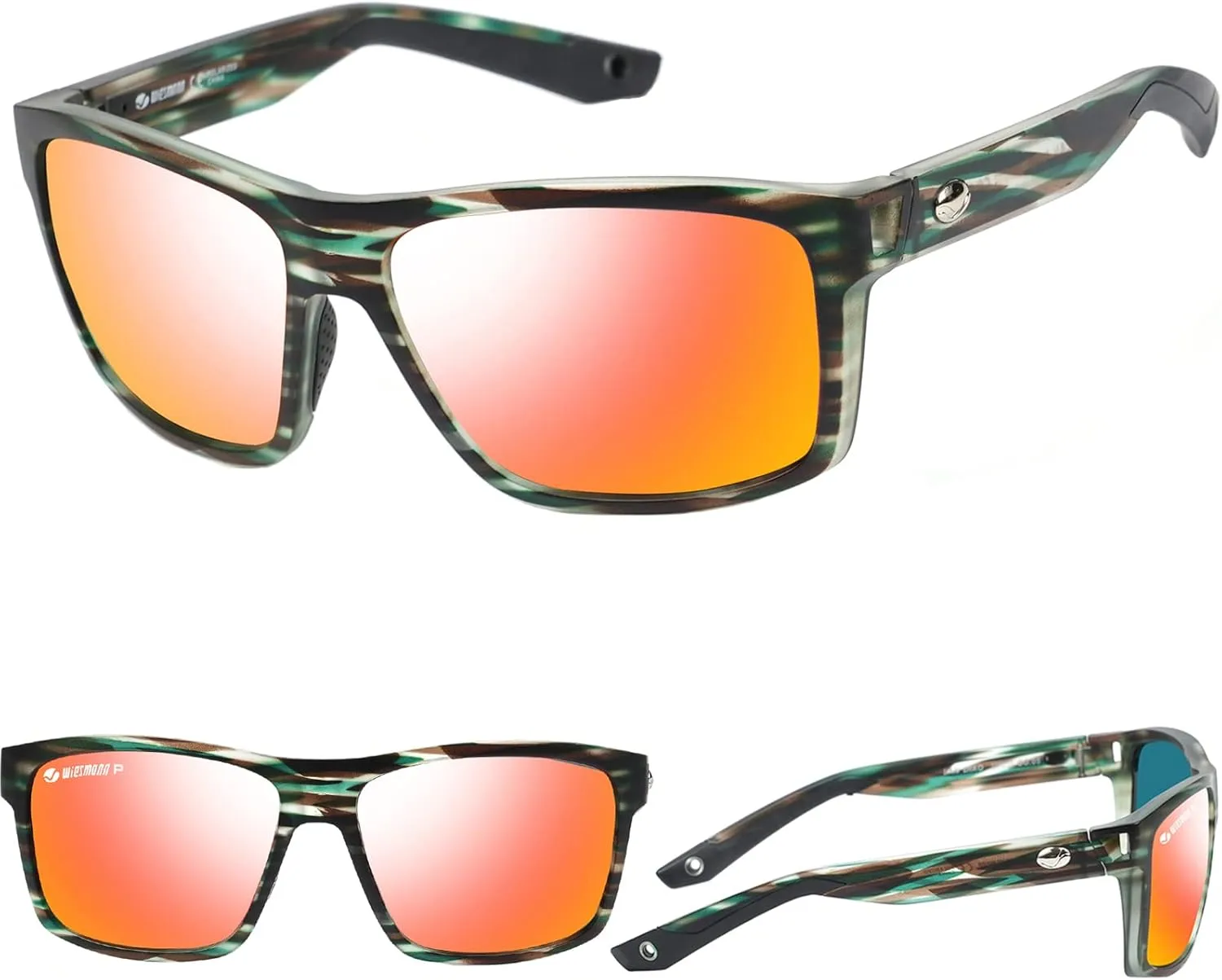 Polarized Sunglasses for Men and Women Anti UV Protection Square Sports Sunglasses Men for Cycling Fishing Driving 82930