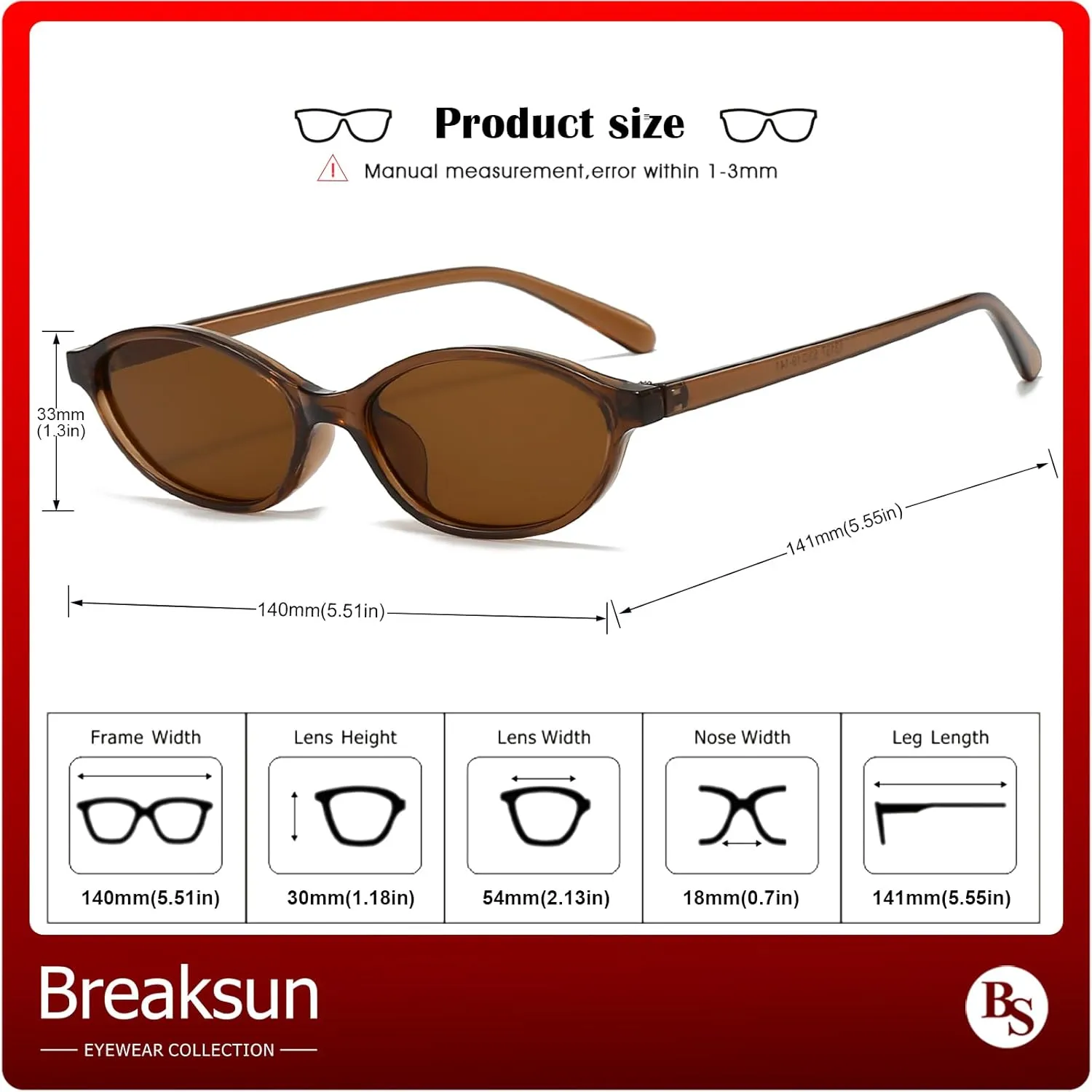 Retro Oval Sunglasses for Women Trendy Oval Narrow Cat Eye Sunnies 90s Vintage Shades