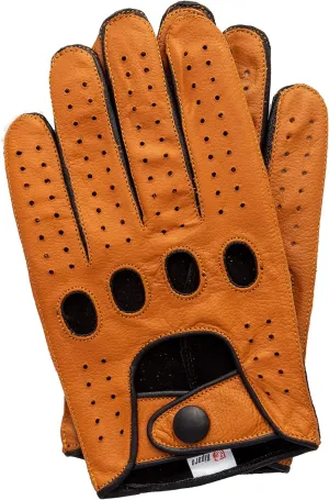 Riparo Men's Reverse Stitched Touchscreen Texting Leather Driving Gloves