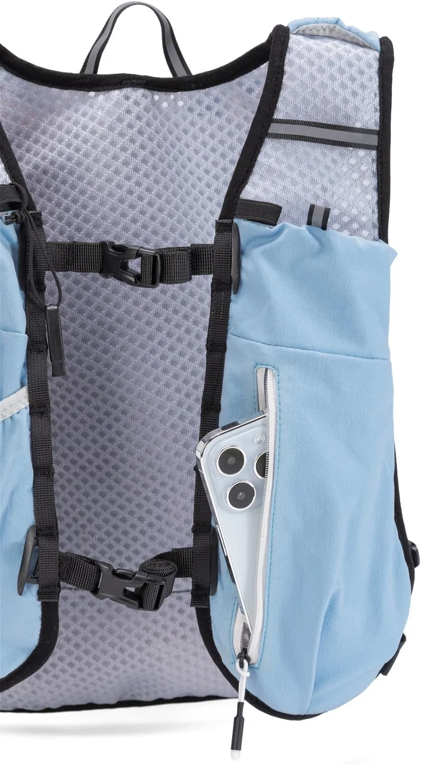 Running Vest for Women and Men Lightweight Hydration Backpack Pack with 1.5L Water Bladder Bag Running Gear Accessories for Hiking Trail Cycling Marathon