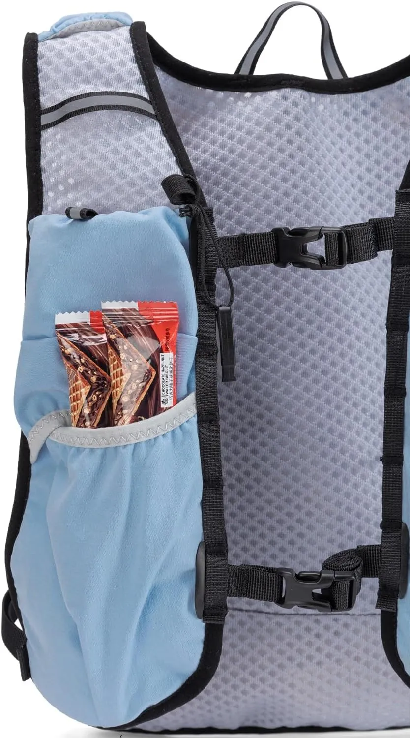 Running Vest for Women and Men Lightweight Hydration Backpack Pack with 1.5L Water Bladder Bag Running Gear Accessories for Hiking Trail Cycling Marathon