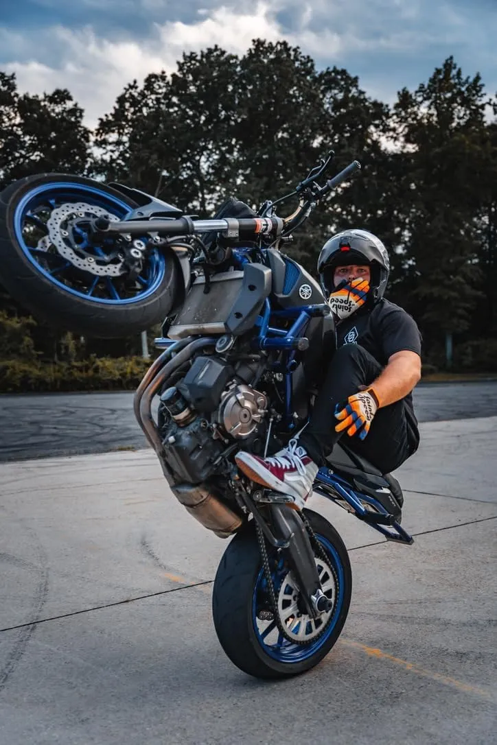 Saints of Speed Motorcycle Gloves – Street Riding Gloves with Flexible D3O Impact Protection for Knuckles, Metacarpal & Fingers, Leather Palms, Touchscreen-Capable Fingertips
