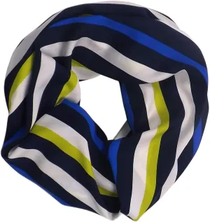 Sassy Stripes Vintage Style Multi Color Light Infinity Loop Scarf