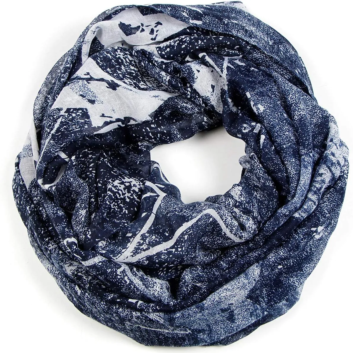 SERENITA Infinity Scarves for Women Solid Print Lightweight Scarf Summer Loop Wrap Fashion Scarf Many colors