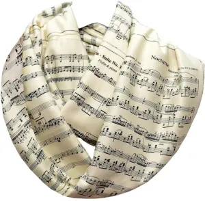 Sheet Music Infinity Scarf