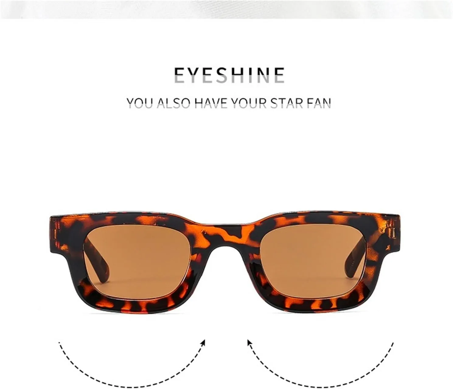 Small Frame Men Square Sunglasses Outdoor Vacation Shopping Women Sun Glasses