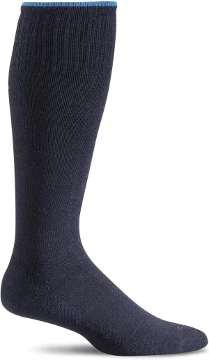 Sockwell Women's Circulator Graduated Compression Socks, Medium/Large(8-11), Navy Solid