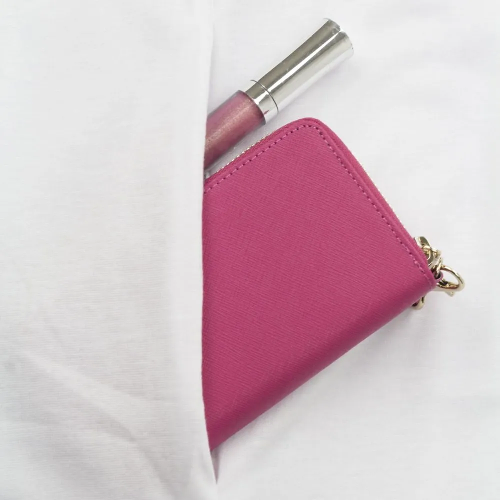 Solid Color Hidden Zipper Pocket Scarf - Fashion Scarf for Women - All Seasons