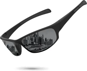 Sports Polarized Sunglasses for Men Women Wrap Around Sun Glasses Fishing Cycling Driving Running UV Protection