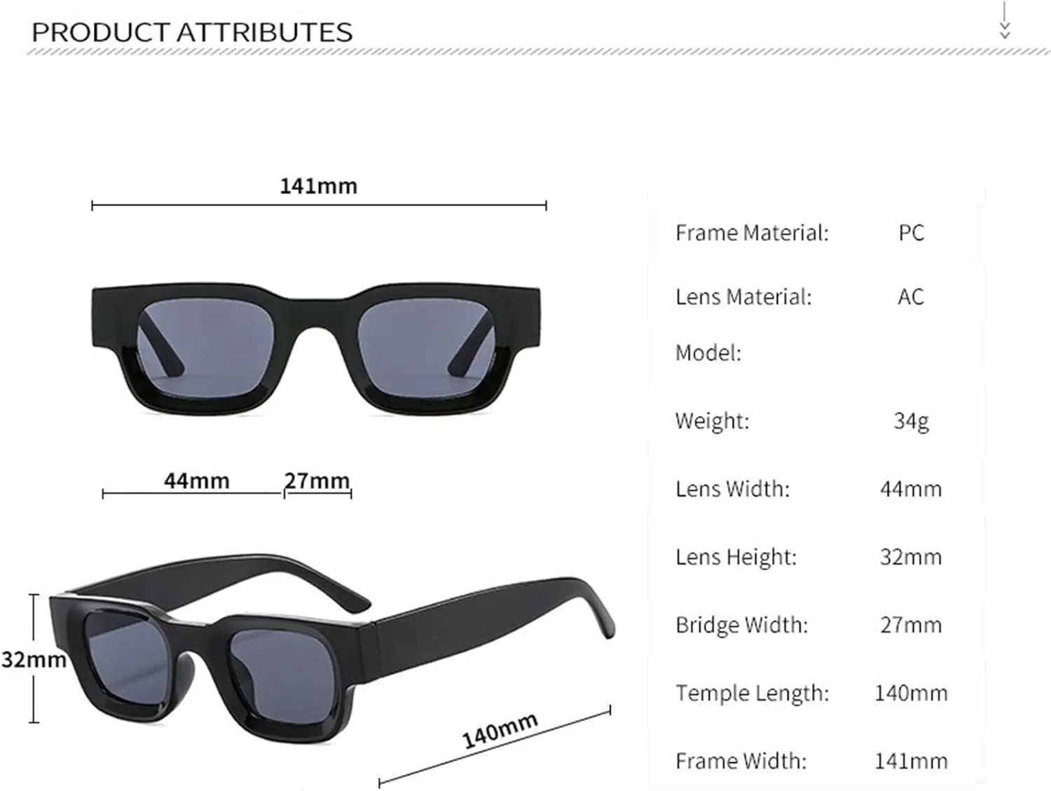 Square Small Frame Men's Sunglasses Sports Shopping Women's Outdoor Sun Glasses