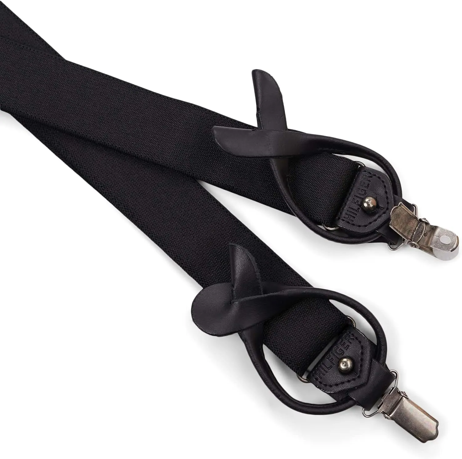 Tommy Hilfiger Men's Fully Adjustable Y-Back Convertible End Suspender