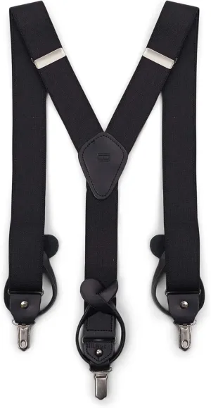 Tommy Hilfiger Men's Fully Adjustable Y-Back Convertible End Suspender