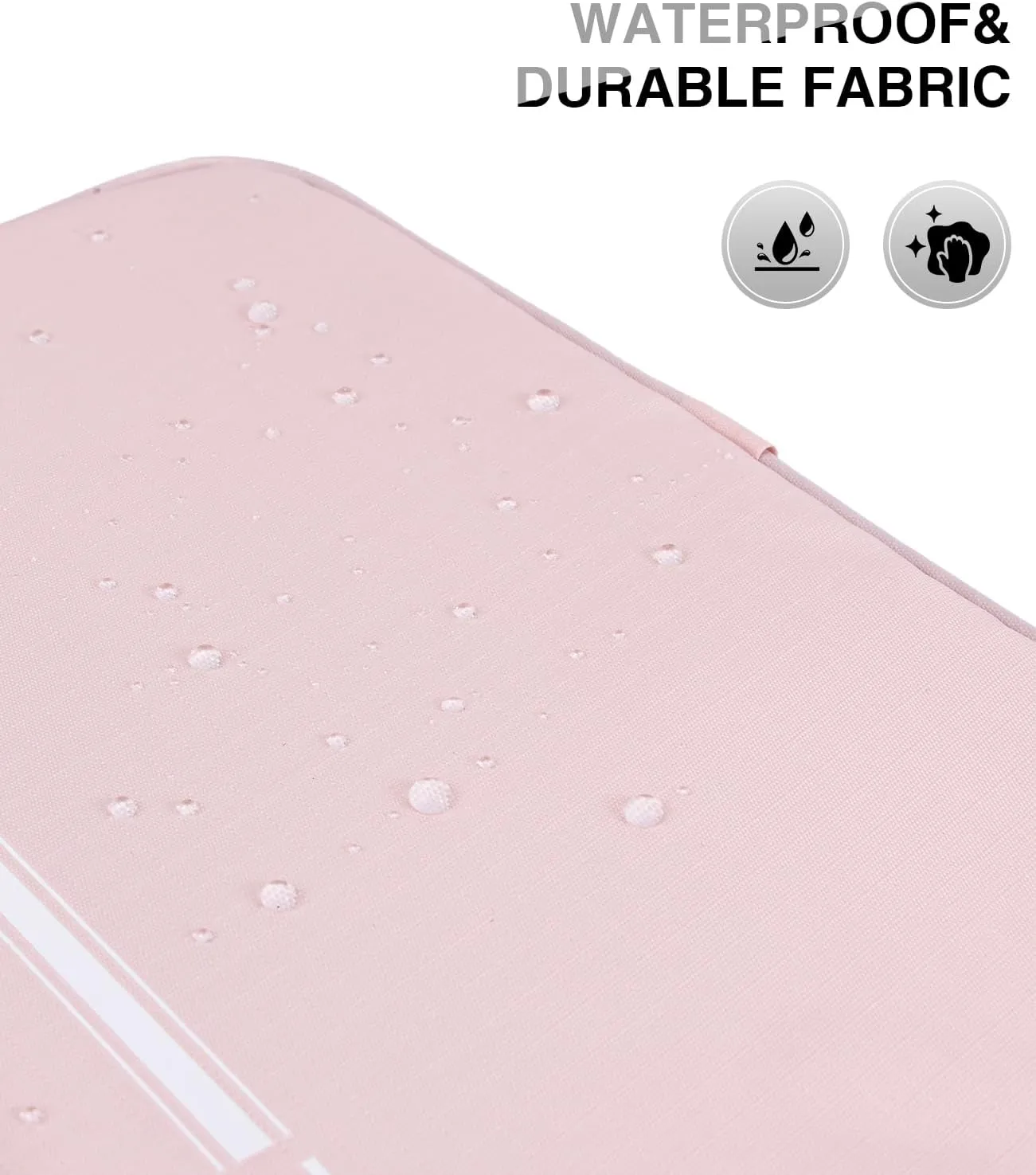 Travel Toiletry Bag for Women Men - Portable Large Hanging Organizer Makeup Bag for Cosmetic, Shampoo, Conditioner, Brushes Set, Cosmetic Travel Accessories Essentials, Pink