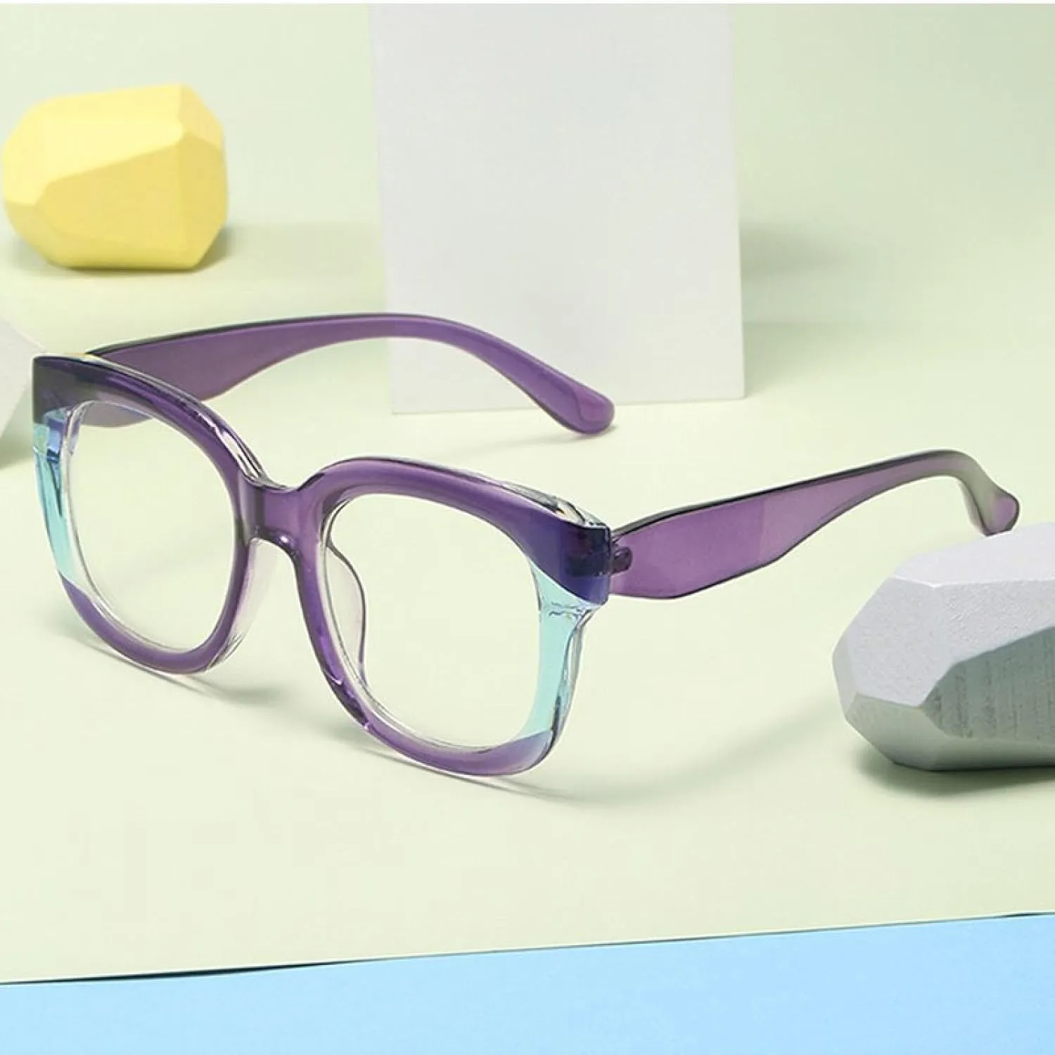 Unisex Retro Round Frame Glasses