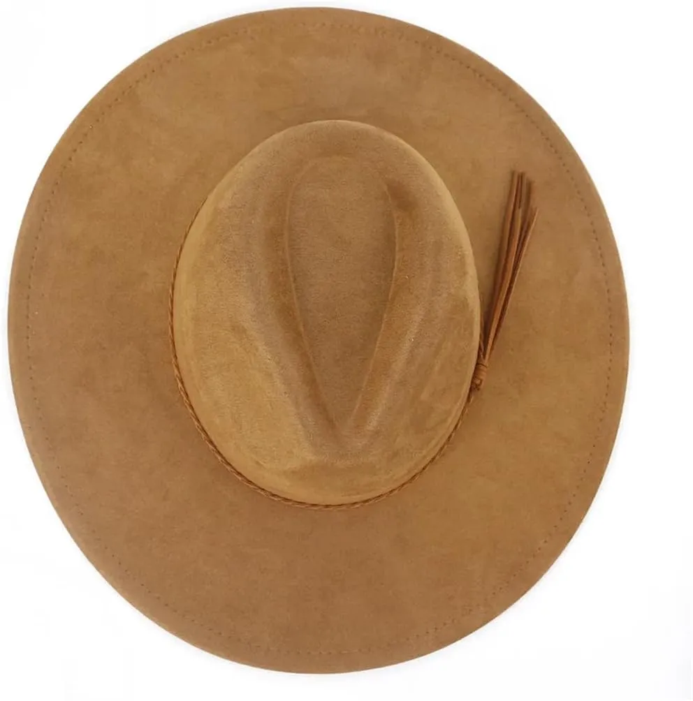 Unisex Wide Brim Belt Accessories Top Hat Men Women Felt Jazz Hats Classic Party Wedding Church Fedoras Hat