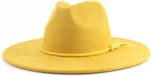 Unisex Wide Brim Belt Accessories Top Hat Men Women Felt Jazz Hats Classic Party Wedding Church Fedoras Hat
