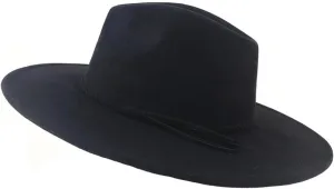 Unisex Wide Brim Belt Accessories Top Hat Men Women Felt Jazz Hats Classic Party Wedding Church Fedoras Hat