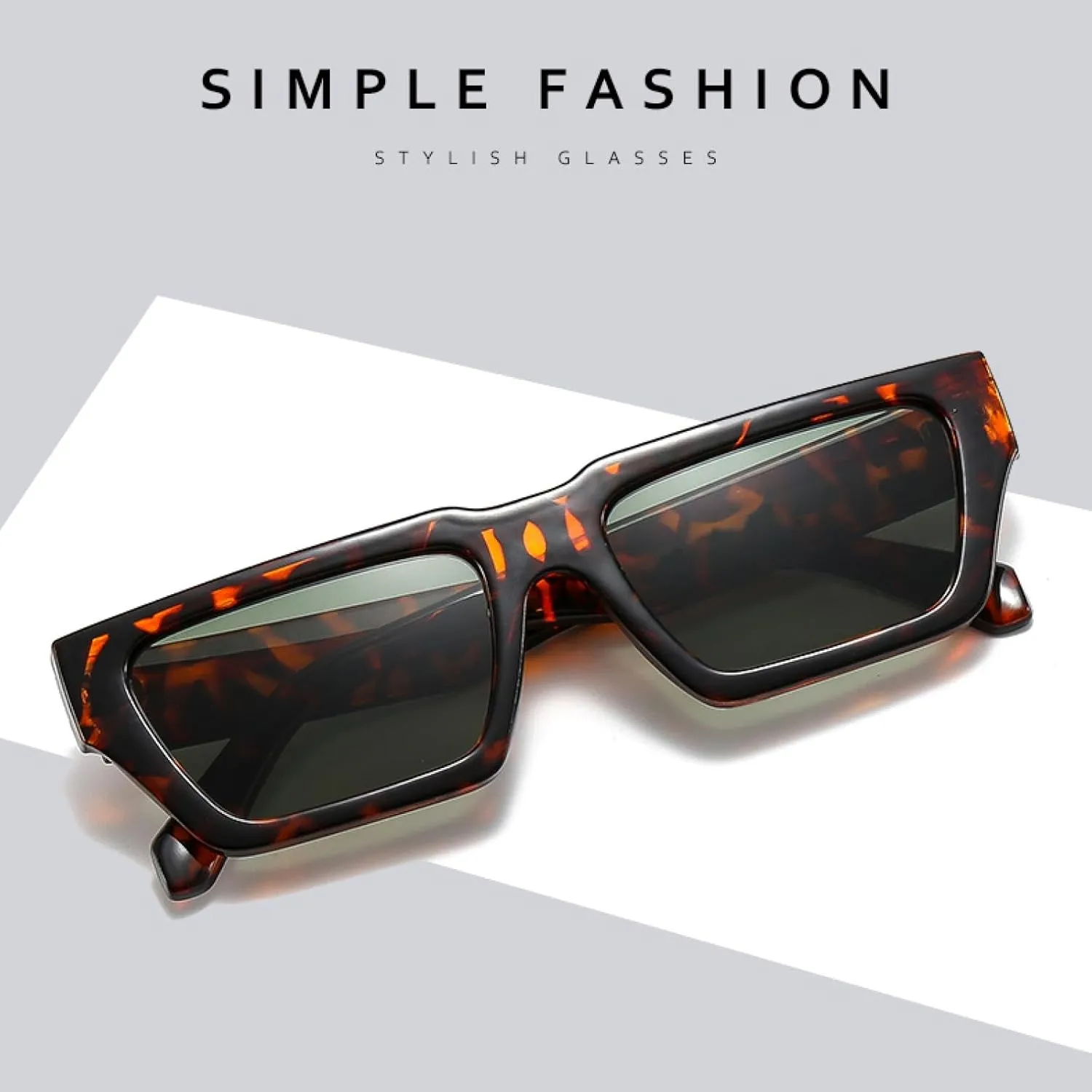 Vintage Frame Sunglasses for Women Men Fashion Trendy Punk Popular Retro Hip-hop Uv400