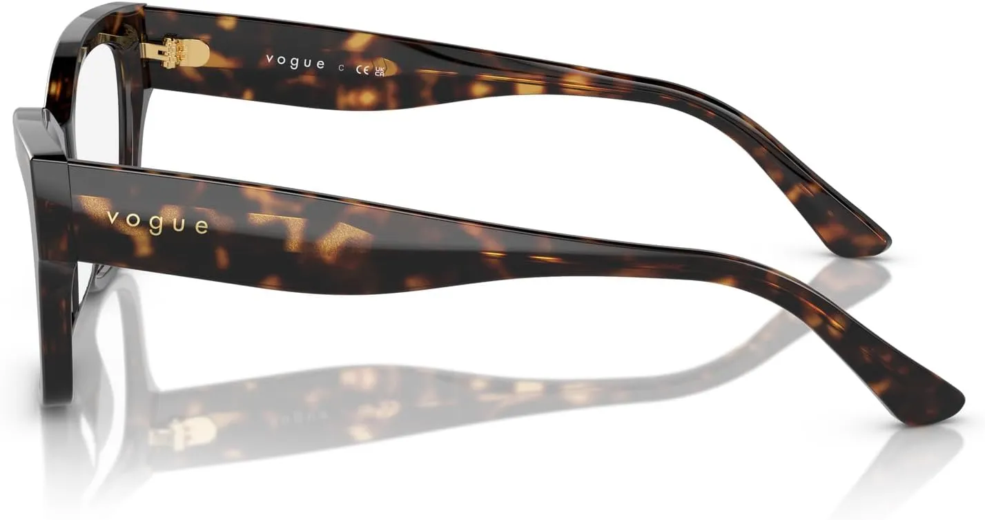 Vogue Eyewear Women's Vo5523f Low Bridge Fit Cat Eye Prescription Eyewear Frames