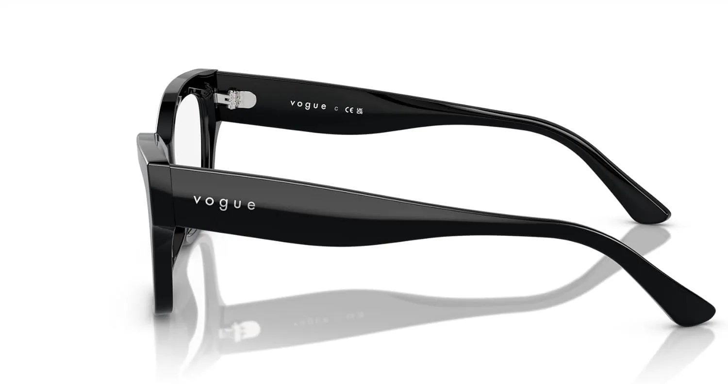 Vogue Eyewear Women's Vo5523f Low Bridge Fit Cat Eye Prescription Eyewear Frames