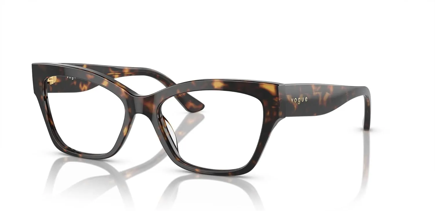 Vogue Eyewear Women's Vo5523f Low Bridge Fit Cat Eye Prescription Eyewear Frames