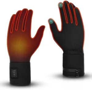 V.Step Heated Gloves, Rechargeable Electric Thermal Gloves for Men & Women - Motorcycle, Work, Hunting, Ski