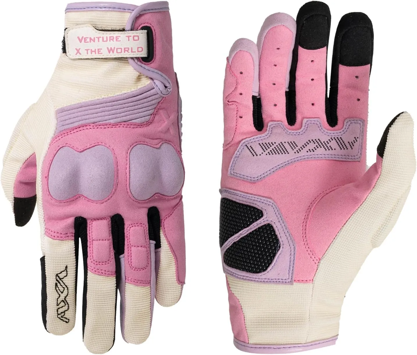 VXW Motorcycle Gloves for Men and Women, Full Finger Touchscreen Motorbike Gloves for BMX ATV MTB Riding