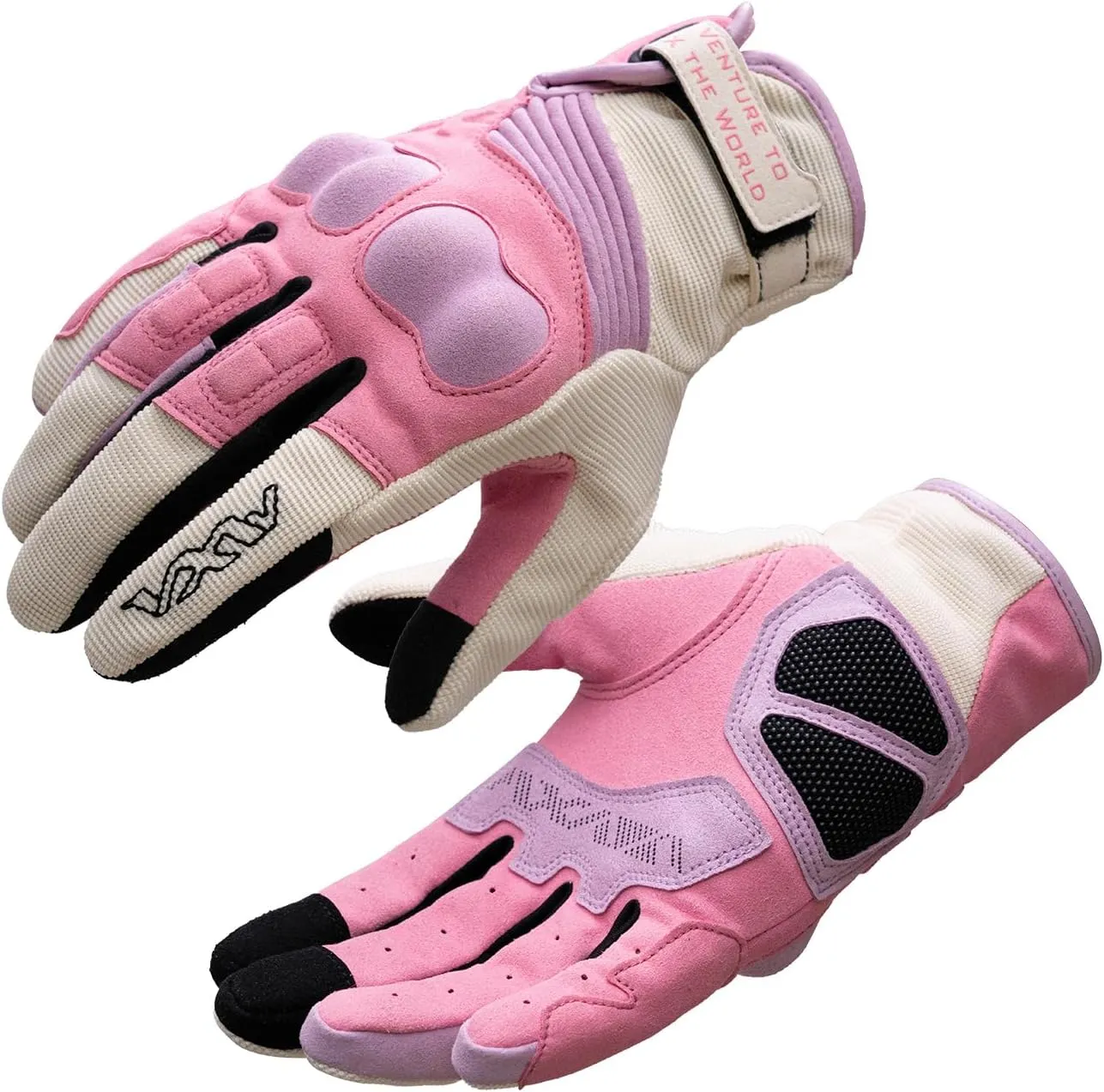 VXW Motorcycle Gloves for Men and Women, Full Finger Touchscreen Motorbike Gloves for BMX ATV MTB Riding