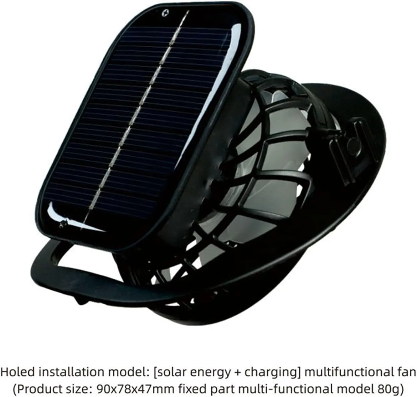 Wide Brim Fan Hat Solar Powered, UPF 50  Solar Power Fan Bucket Hats for Hiking Fishing Camping Beach Outdoor