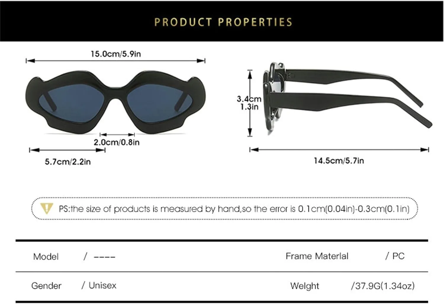 willochra Vintage Flower Women Sunglasses Stylish Irregular Shape Gradient cat eye Trendy Luxury Party punk Eyewear F25