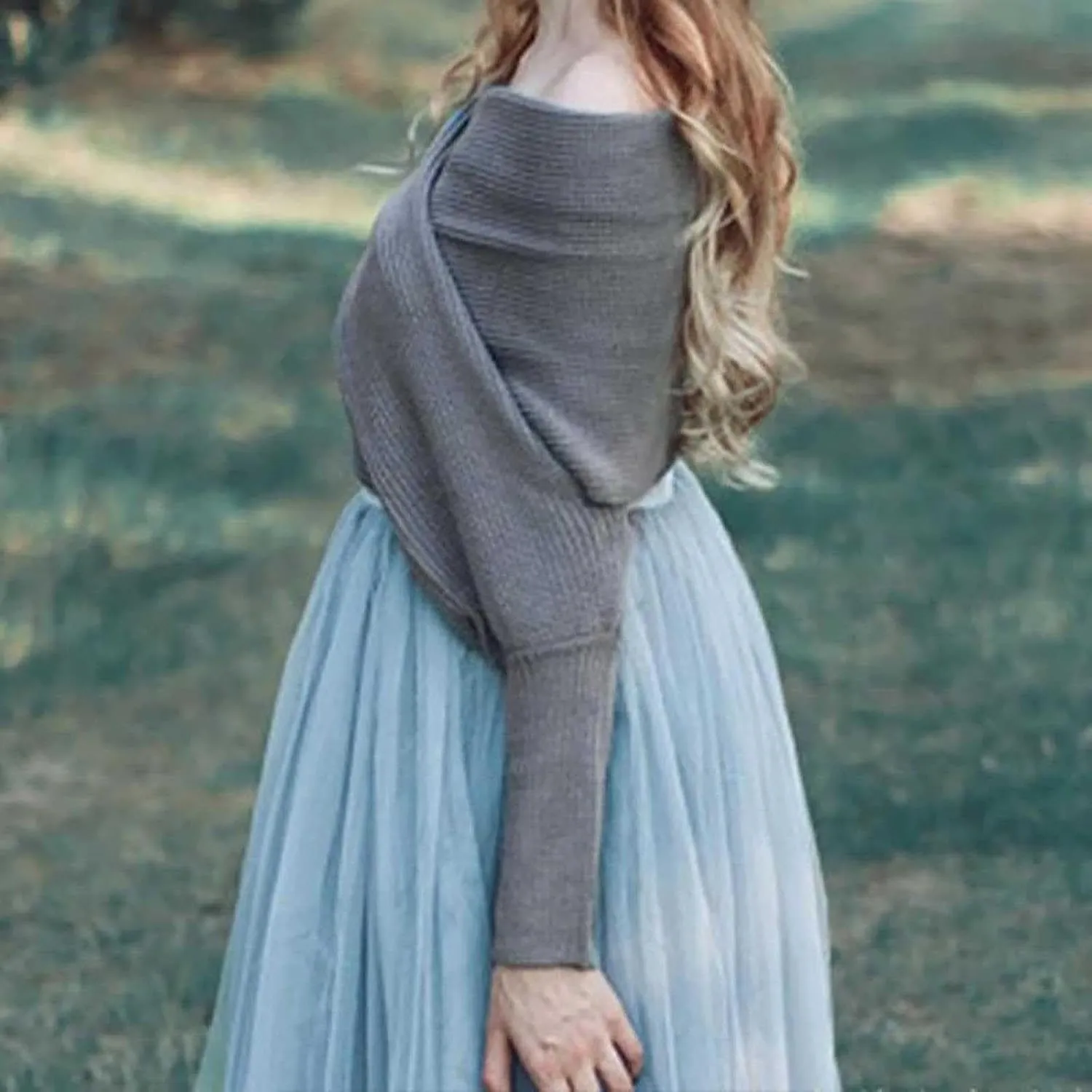 Women Knit Sweater Tops Scarf Winter Scarf Winter Shawl Wrap Printed Ponchos Scarf Wrap Scarf Shawl Scarves